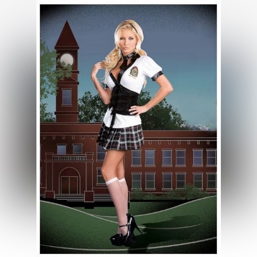 Dreamgirl Sexy School Girl, Boarding School Adult Halloween Costume, Cosplay
